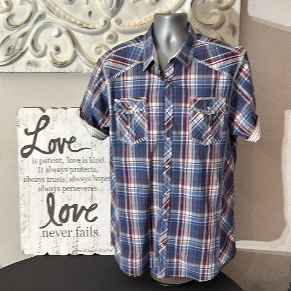 Men’s BKE pearl snap shirt